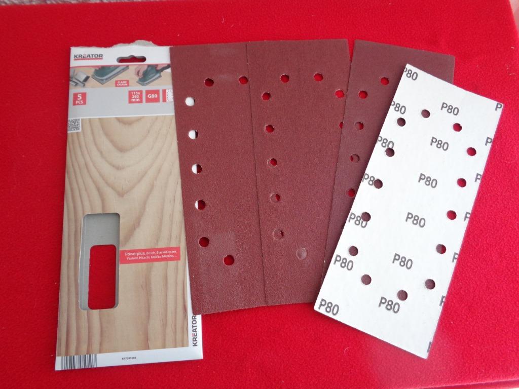 Papier abrasif Kreator G80 X 4 pièces., Ophalen of Verzenden, Nieuw