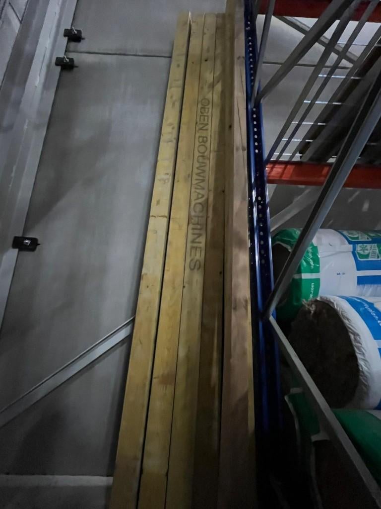Metsprofiel-  2,95m 9x9- 11 stuks, Ophalen, Zo goed als nieuw, 250 tot 300 cm, 50 mm of meer