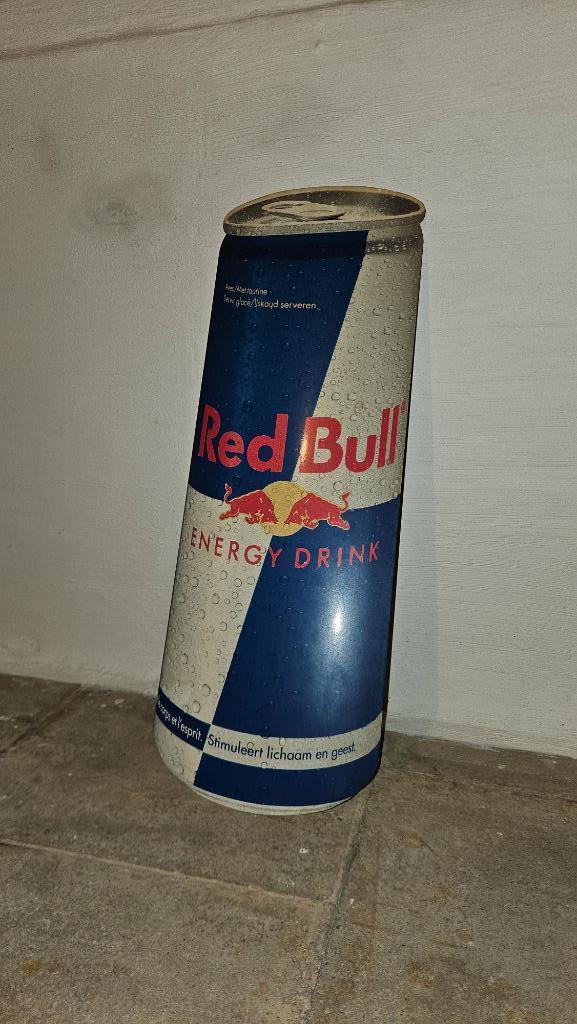 Red Bull Bordschild (50 cm hoog, 18 cm breed), Ophalen, Zo goed als nieuw, Overige typen