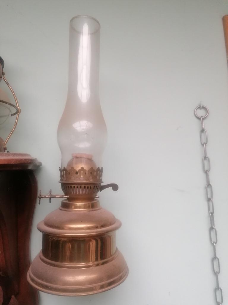 Mooie olielamp, Antiek en Kunst, Antiek | Glaswerk en Kristal, Ophalen of Verzenden