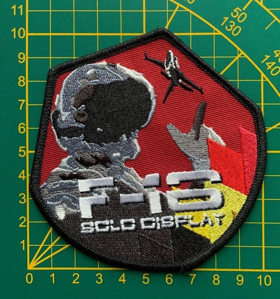 Badge F16 Solo Display Belgian Air Force, Collections, Enlèvement ou Envoi, Armée de l'air, Emblème ou Badge