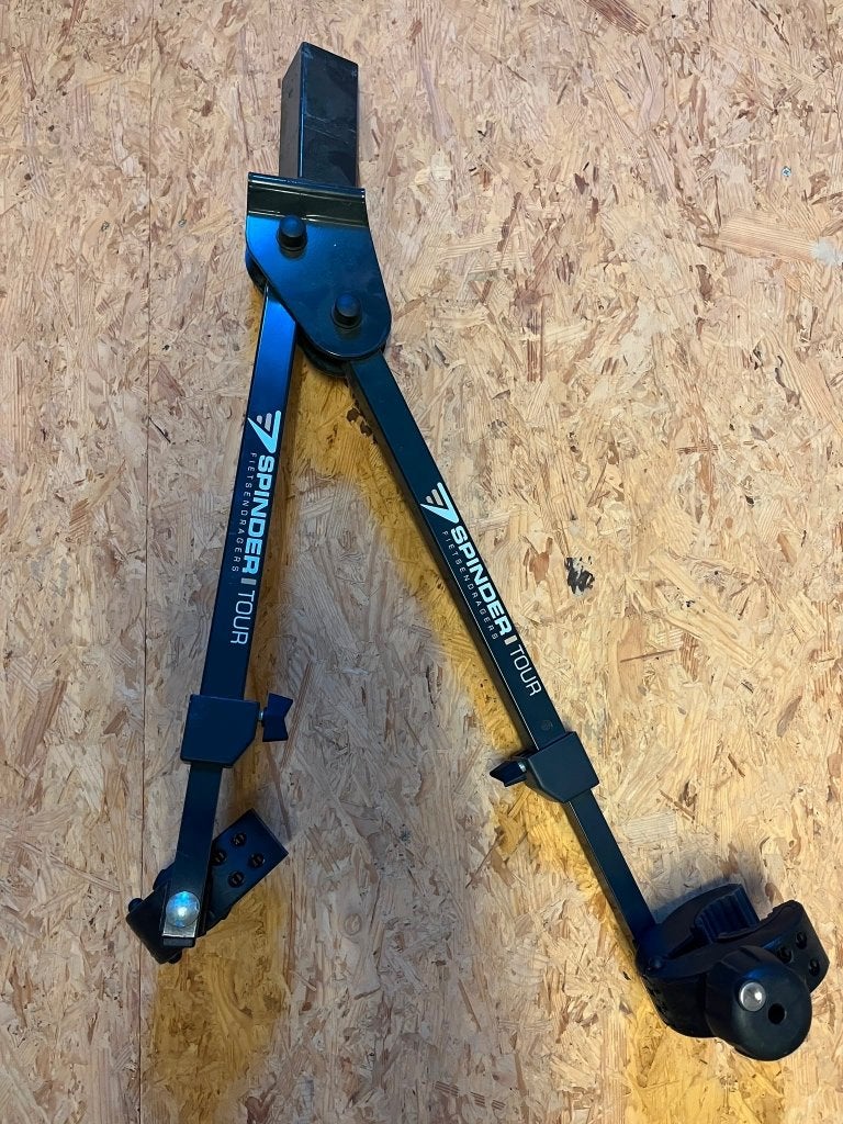 Fietsendrager Spinder TR9000, Ophalen, 2 fietsen, Gebruikt, Trekhaakdrager