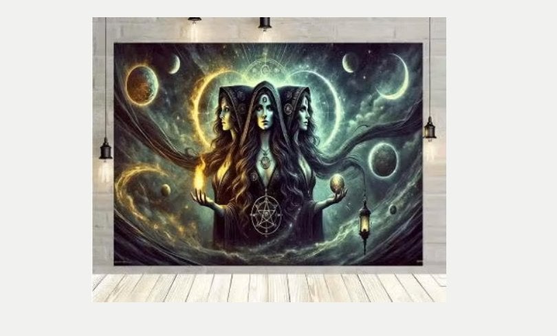 Gothic & Clown Vlaggen - Fantasy Decoratie (150x90cm), Diversen, Ophalen of Verzenden, Nieuw