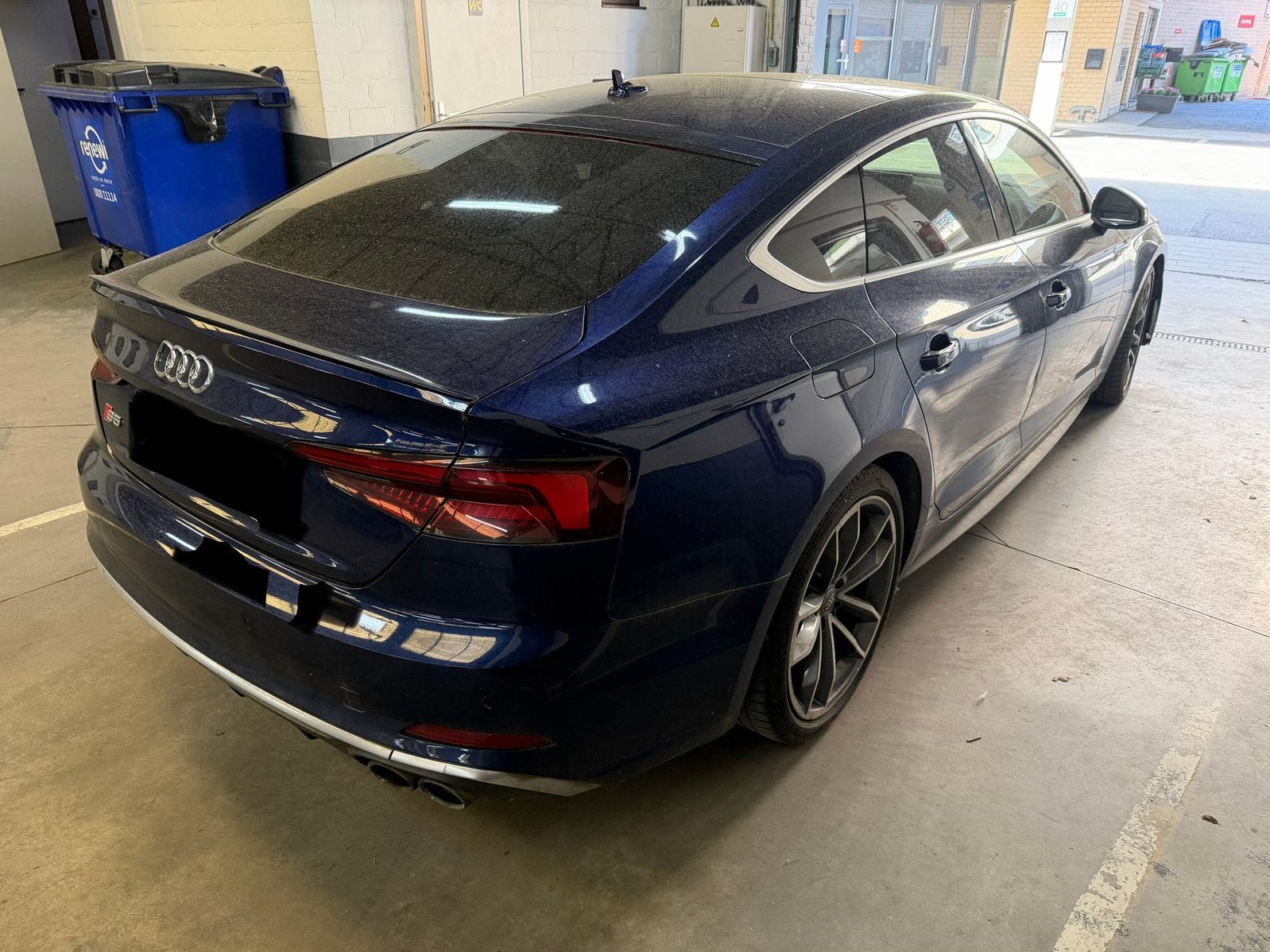 Audi S5 2018 162000KM ONGEVAL, Auto's, Audi, Automaat, Blauw, Bedrijf, Berline