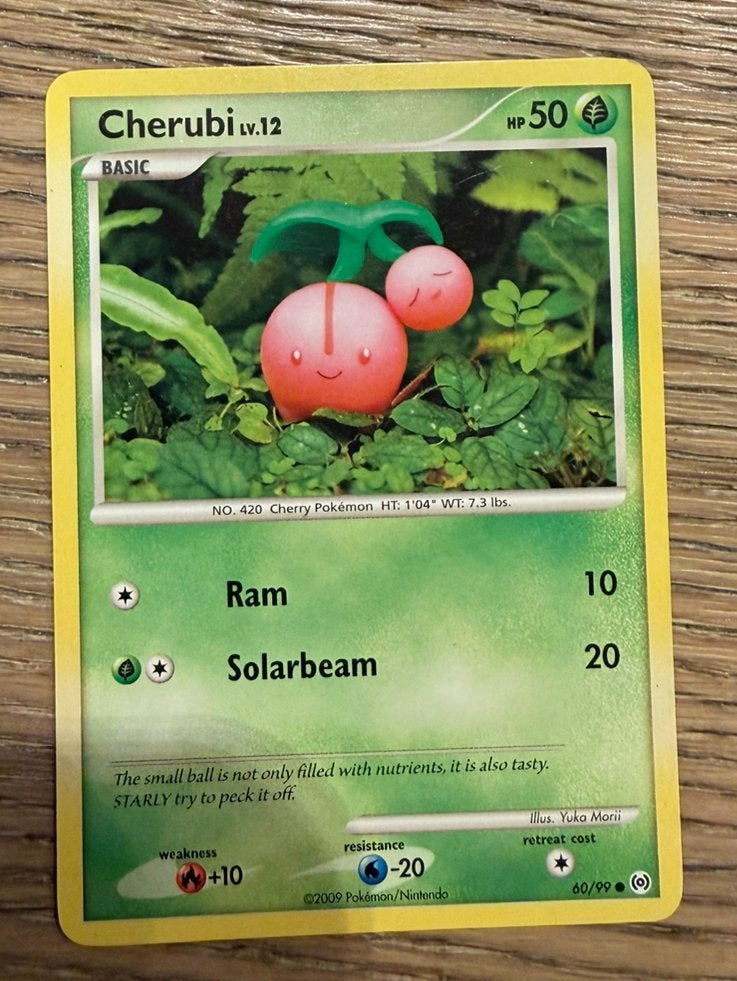 Pokémon Cherubi 60/99 – Arceus 2009 – Engelse kaart, Enlèvement ou Envoi, Comme neuf