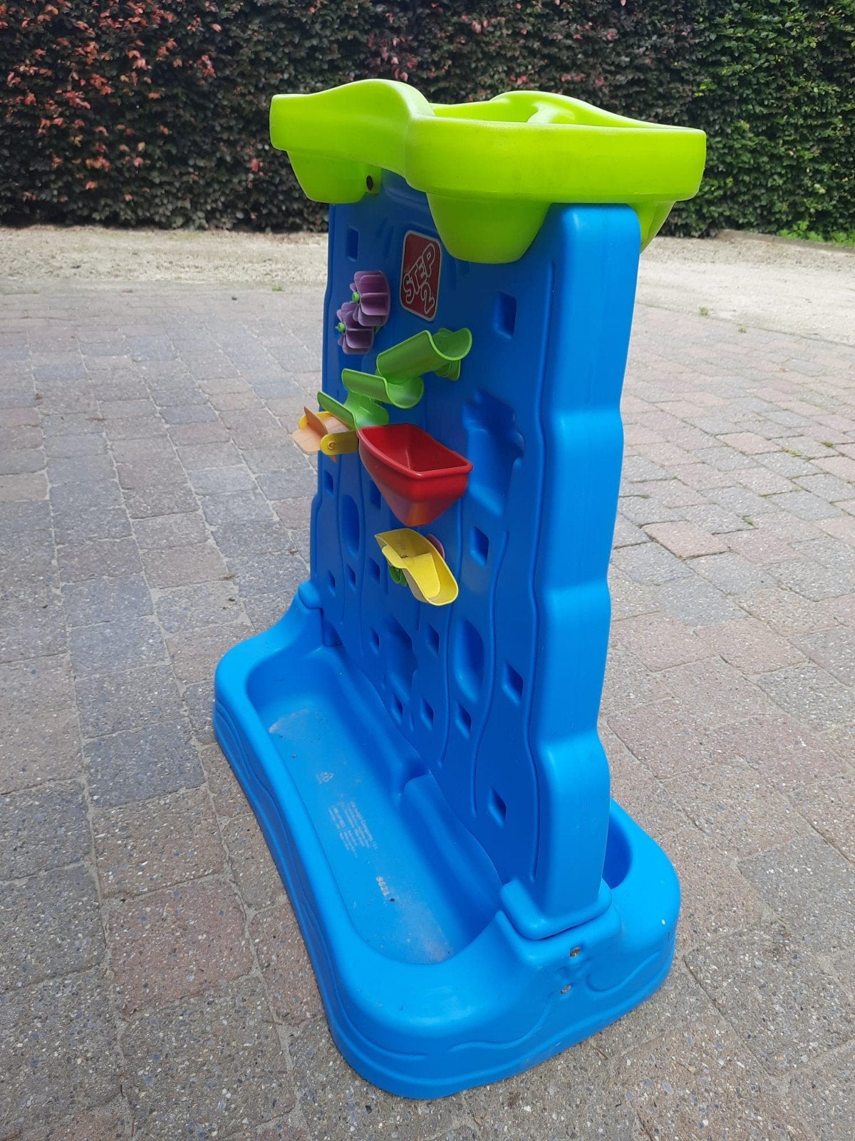 Waterval speelmuur, Ophalen, Gebruikt