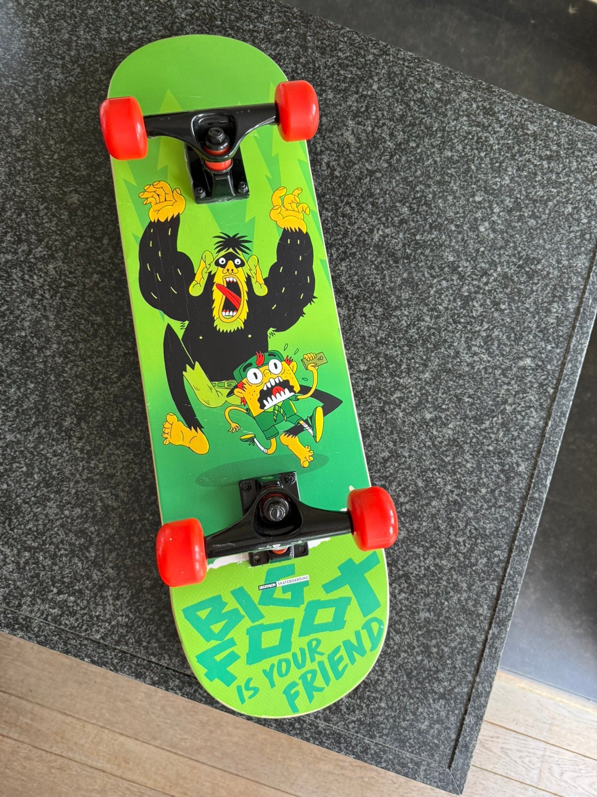 Skateboard SK MID100 Big Foot Green, Ophalen of Verzenden, Nieuw, Skateboard