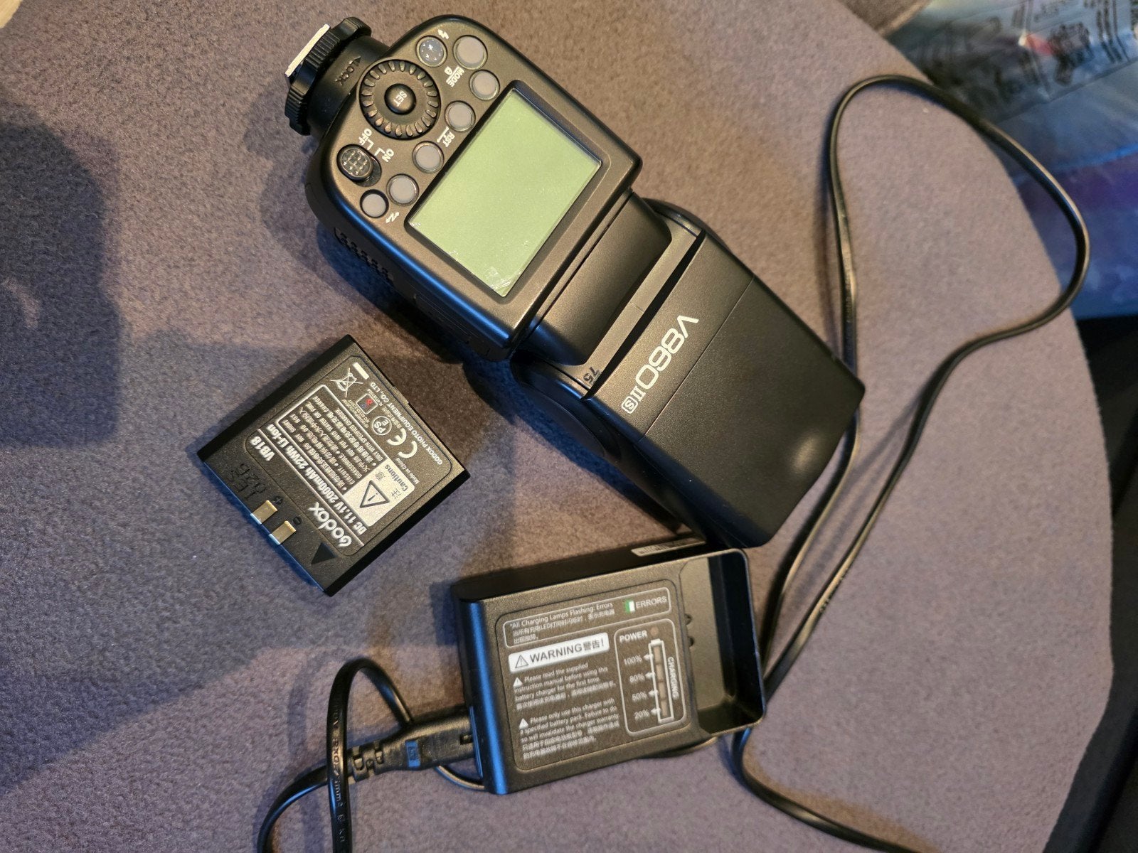 flash cobra Godox(sony) V860iis, Batterie/chargeur inclus, Enlèvement, Sony, Godox