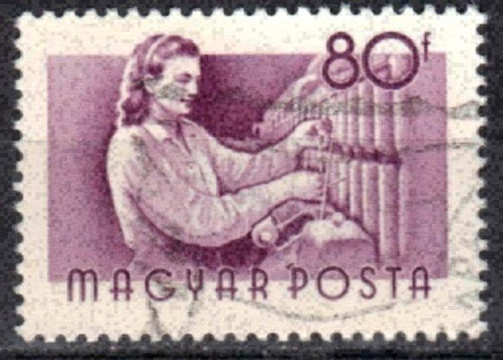 Hongarije 1955 - Yvert 1167 - Courante Reeks - Beroepen (ST), Verzenden, Gestempeld