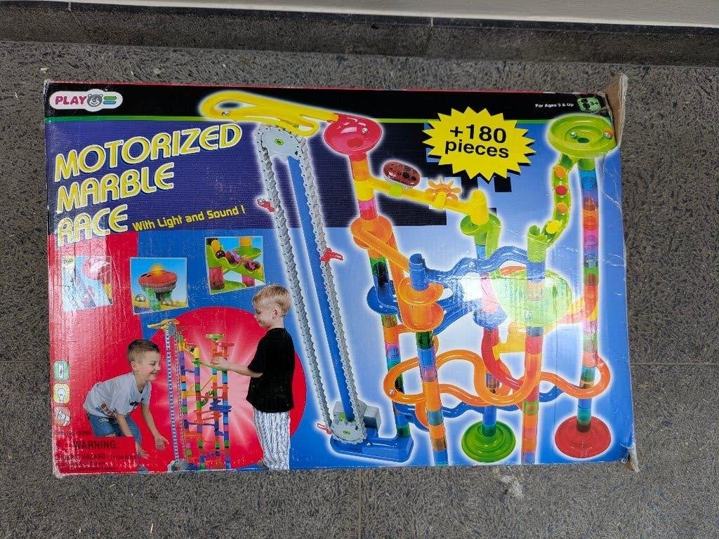 Gemotoriseerde knikkerbaan, Kinderen en Baby's, Speelgoed | Educatief en Creatief, Gebruikt, Bouwen, Met licht, Ophalen