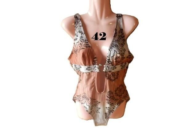 (40) -maillot femme t.42 rose et noir, Enlèvement ou Envoi, Comme neuf, Rose, Maillot de bain