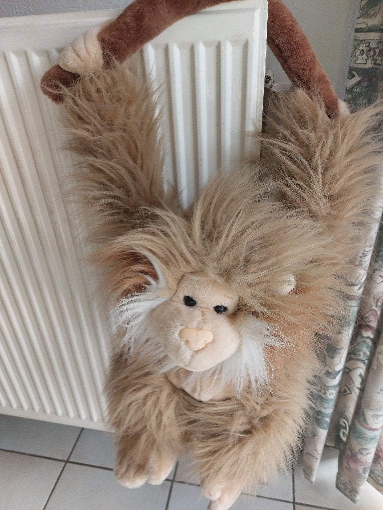 knuffel aap, Kinderen en Baby's, Ophalen of Verzenden, Aap