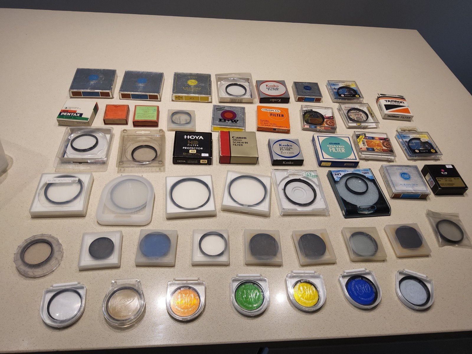 Verzameling fotografiefilters. Alles samen 50 euro., Ophalen
