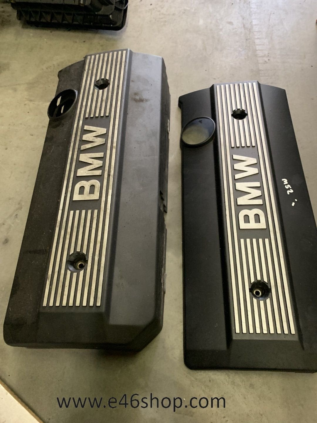 AFDEKPLAAT BMW M52 MOTOR OE 748633, -, Utilisé, -, Enlèvement ou Envoi