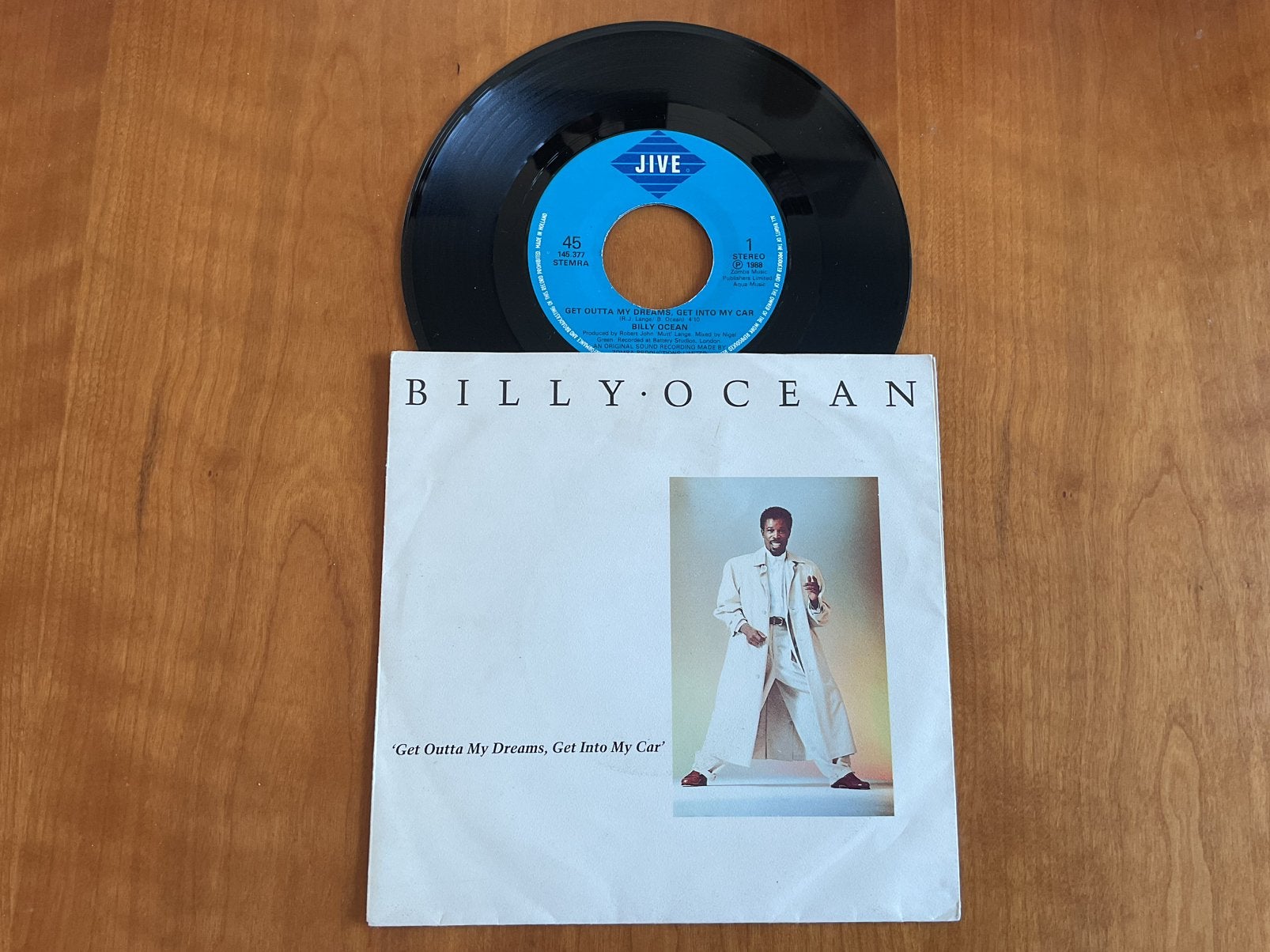 Billy Ocean - Get Outa My Dream, Get Into My Car, Enlèvement ou Envoi, Utilisé