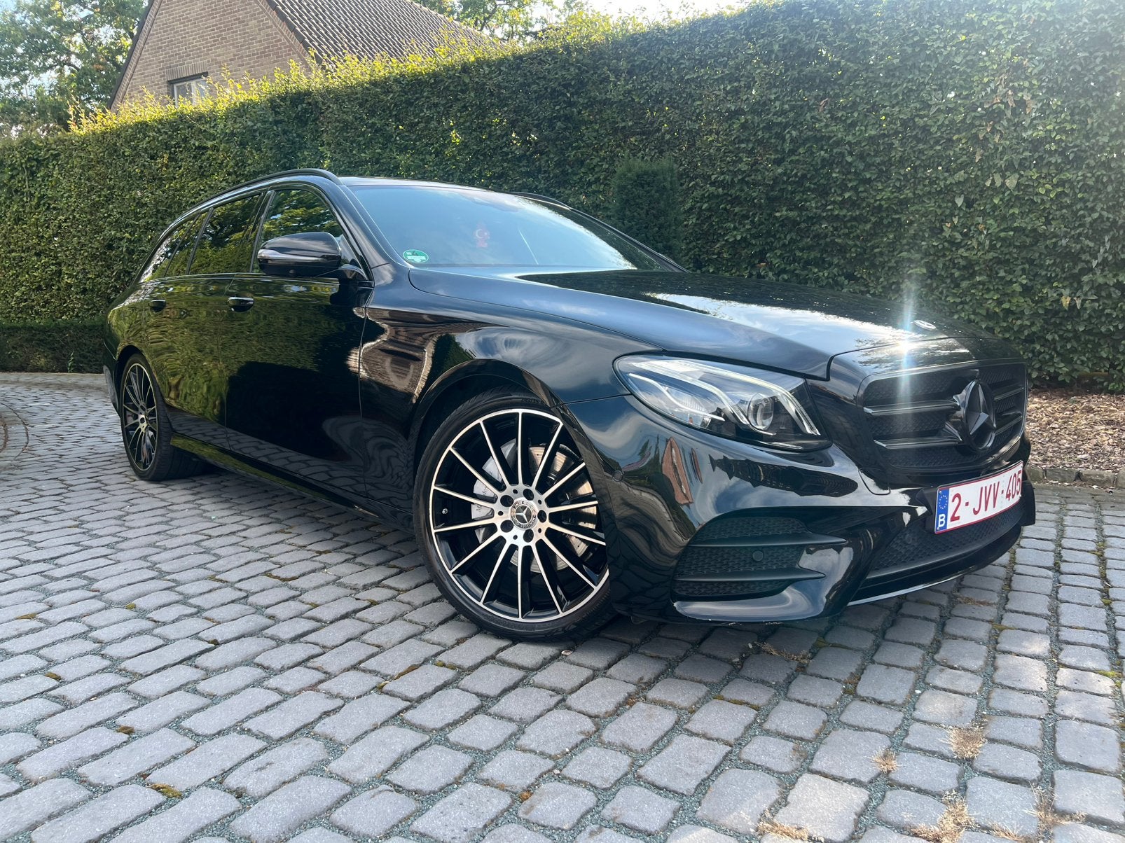 E klasse 220d Amg-line  PANO/HUD/PPF/LED Carpass!, Automaat, Achterwielaandrijving, 4 cilinders, Zwart