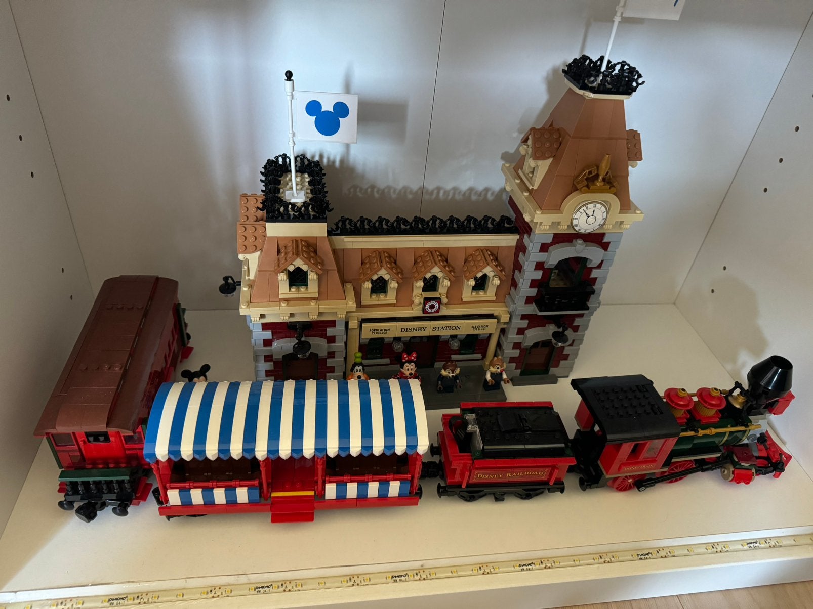 Lego Disney station en trein, Ophalen, Zo goed als nieuw, Lego, Disney