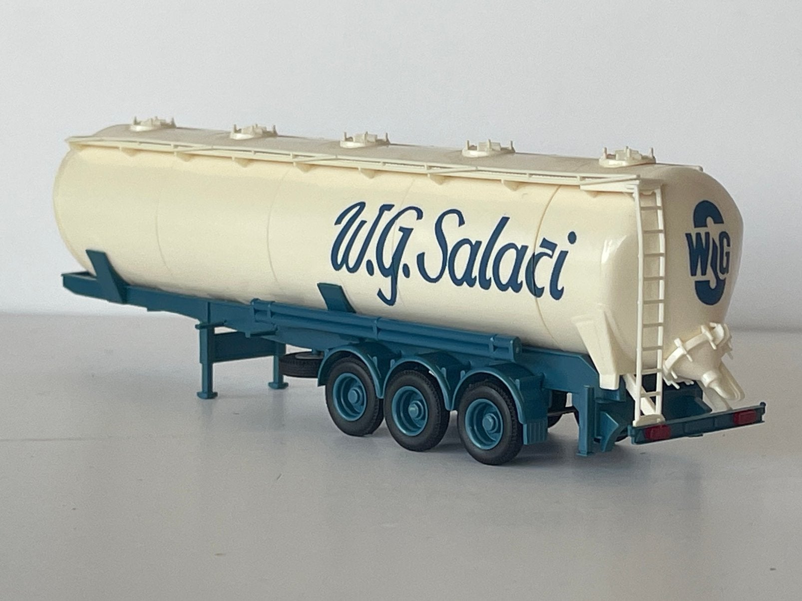 AWM (als Herpa) losse oplegger SALARI 1/87, Enlèvement ou Envoi, Comme neuf, Bus ou Camion, AWM
