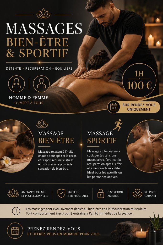 Massages Bien-être & Sportif