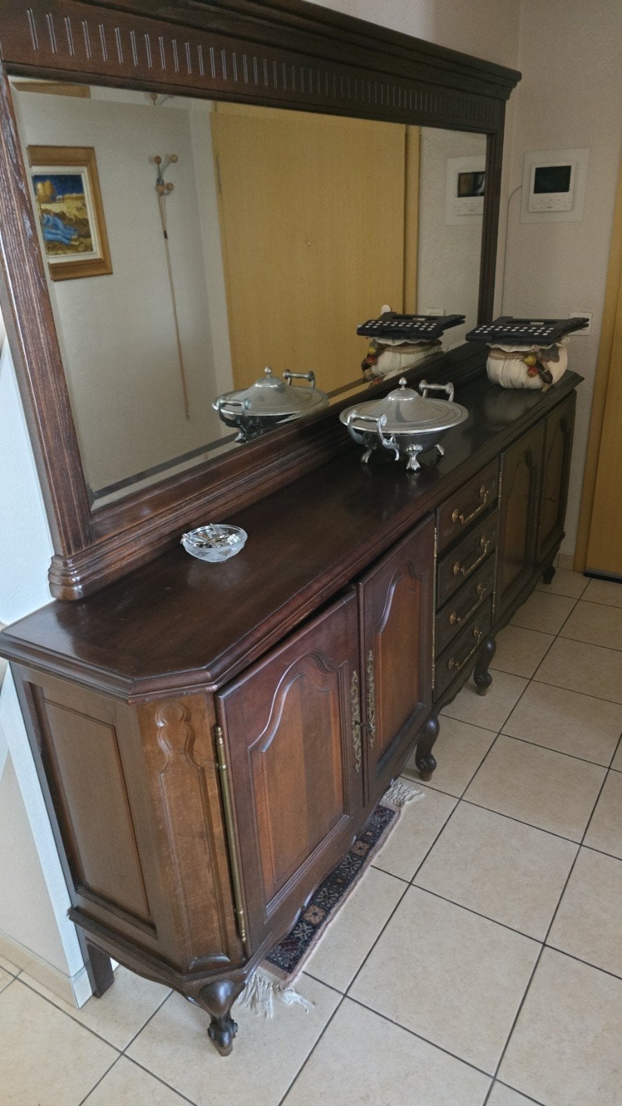 bahut + miroir, Antiquités & Art, Enlèvement