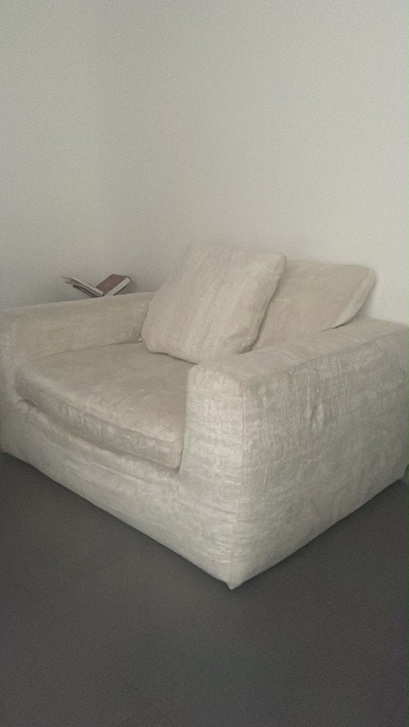 Zetel, Huis en Inrichting, Fauteuils, Ophalen, Gebruikt, Stof, 75 tot 100 cm