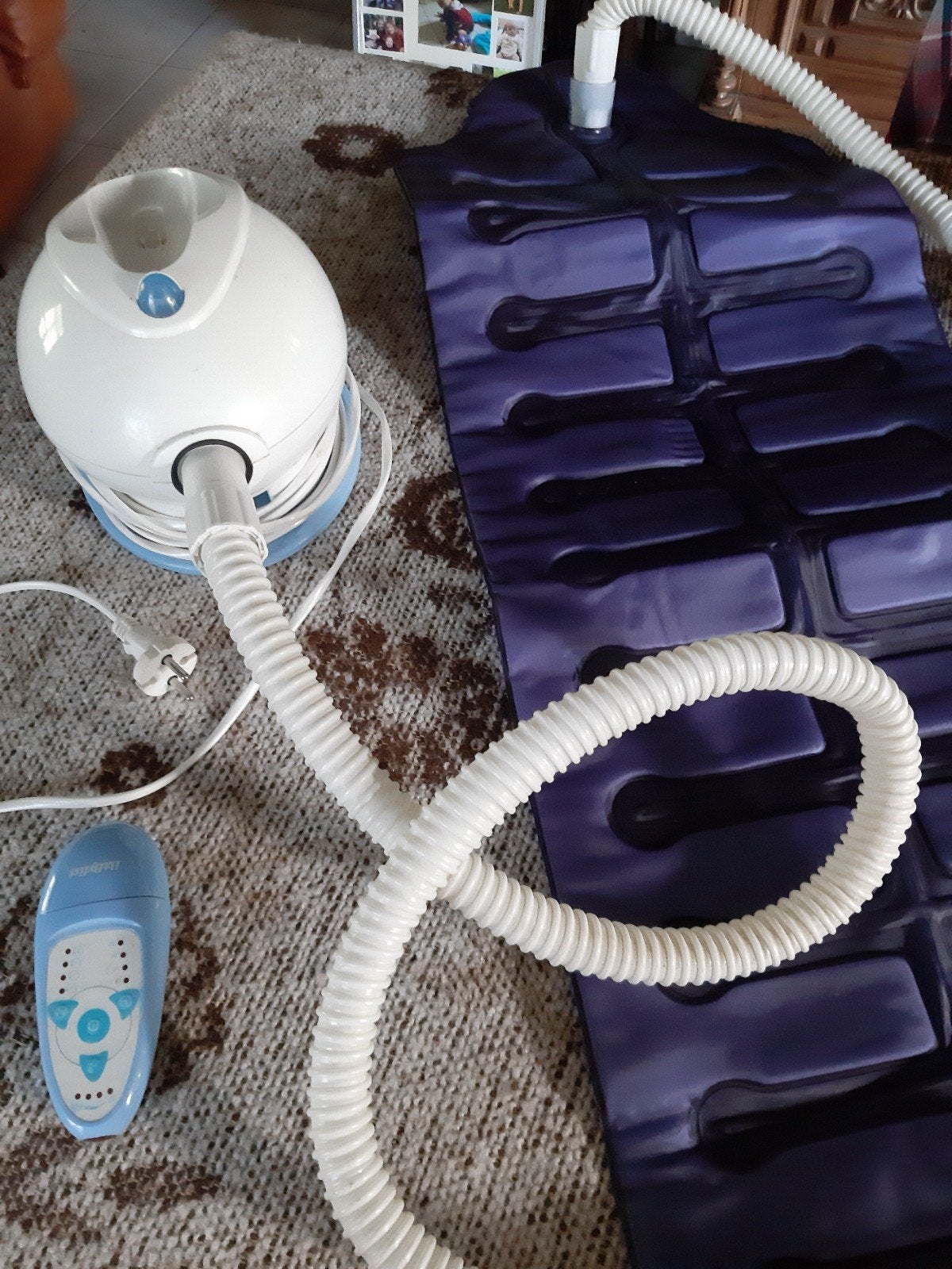 Bubbelbadmat Babyliss met afstandsbediening, Tuin en Terras, Ophalen, Opblaasbaar