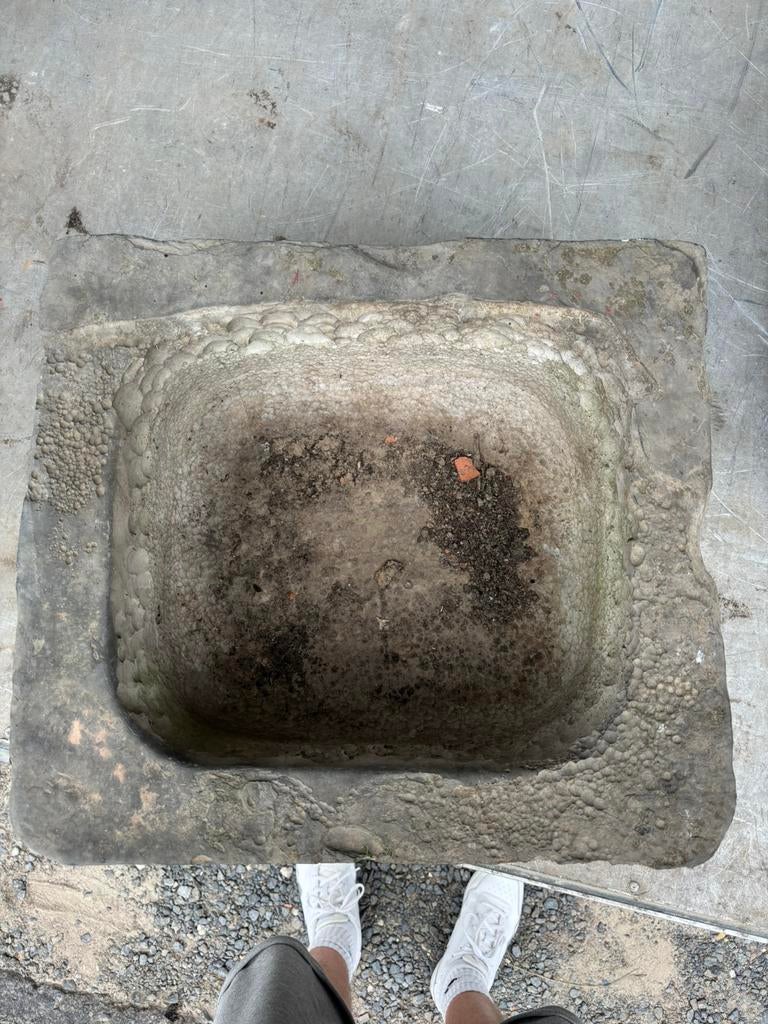 Antieke arduinen gootsteen/ lavabo/ trog  BELLEN 0474220705, Antiek en Kunst, Ophalen