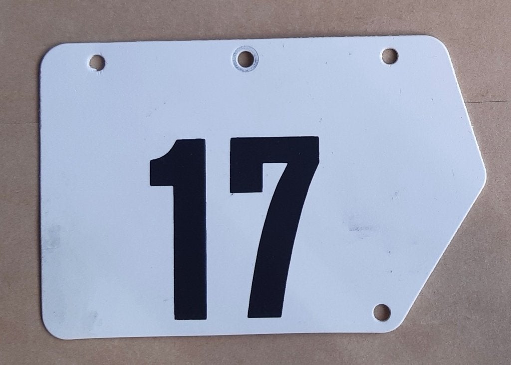 WIELRENNEN CYCLISME FIETS KADER NUMMER PLAATJE (22), Ophalen of Verzenden