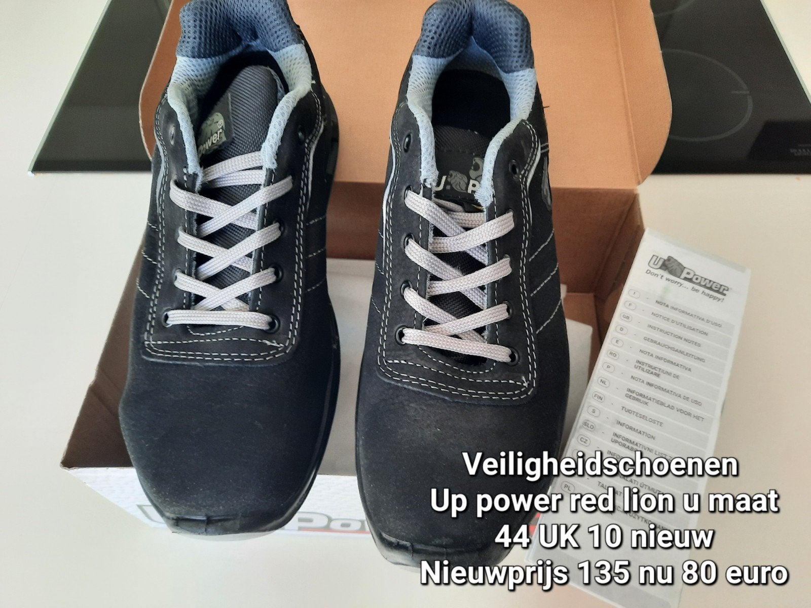 veiligheidschoenen Up power, Ophalen
