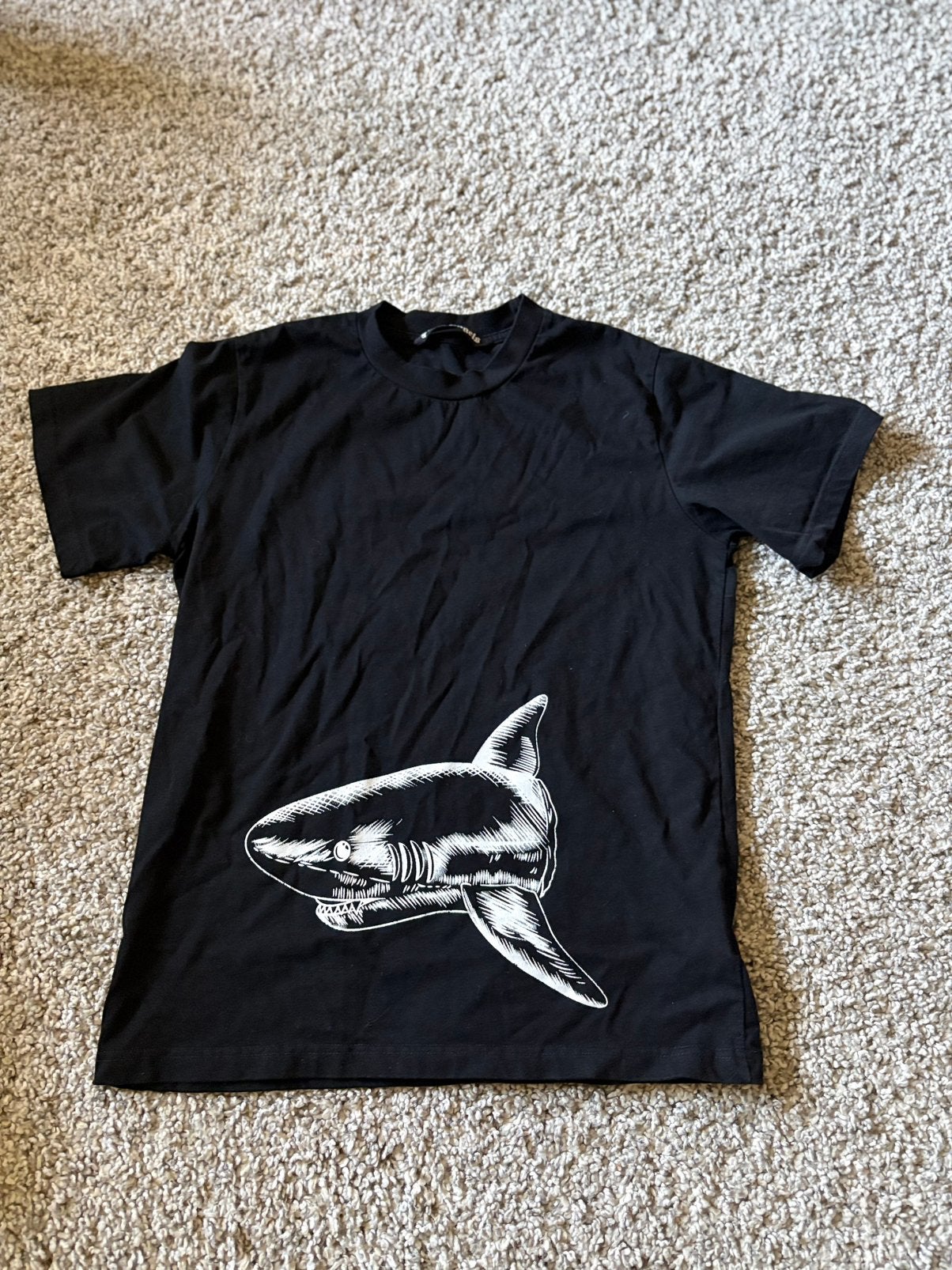 Palm angels t shirt haai, Ophalen, Zo goed als nieuw