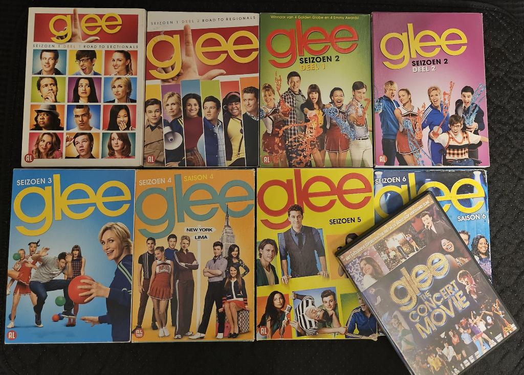 Glee Complete Serie + De Film, Cd's en Dvd's, Ophalen of Verzenden, Zo goed als nieuw