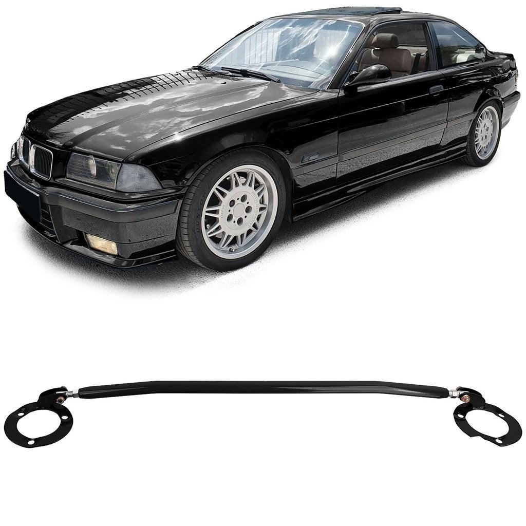 Aluminium Veerpootbrug Voor BMW E36 Zwart Voorzijde 6 Cilind, Verzenden