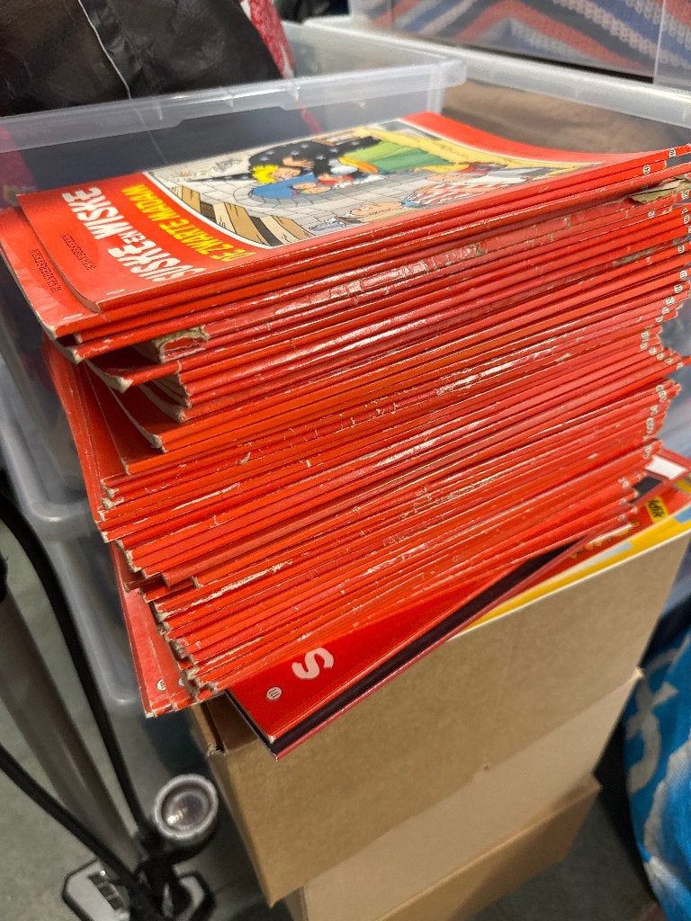 50 tal suske & wiske albums, Boeken, Stripverhalen, Willy vandersteen, Meerdere stripboeken, Ophalen, Gelezen