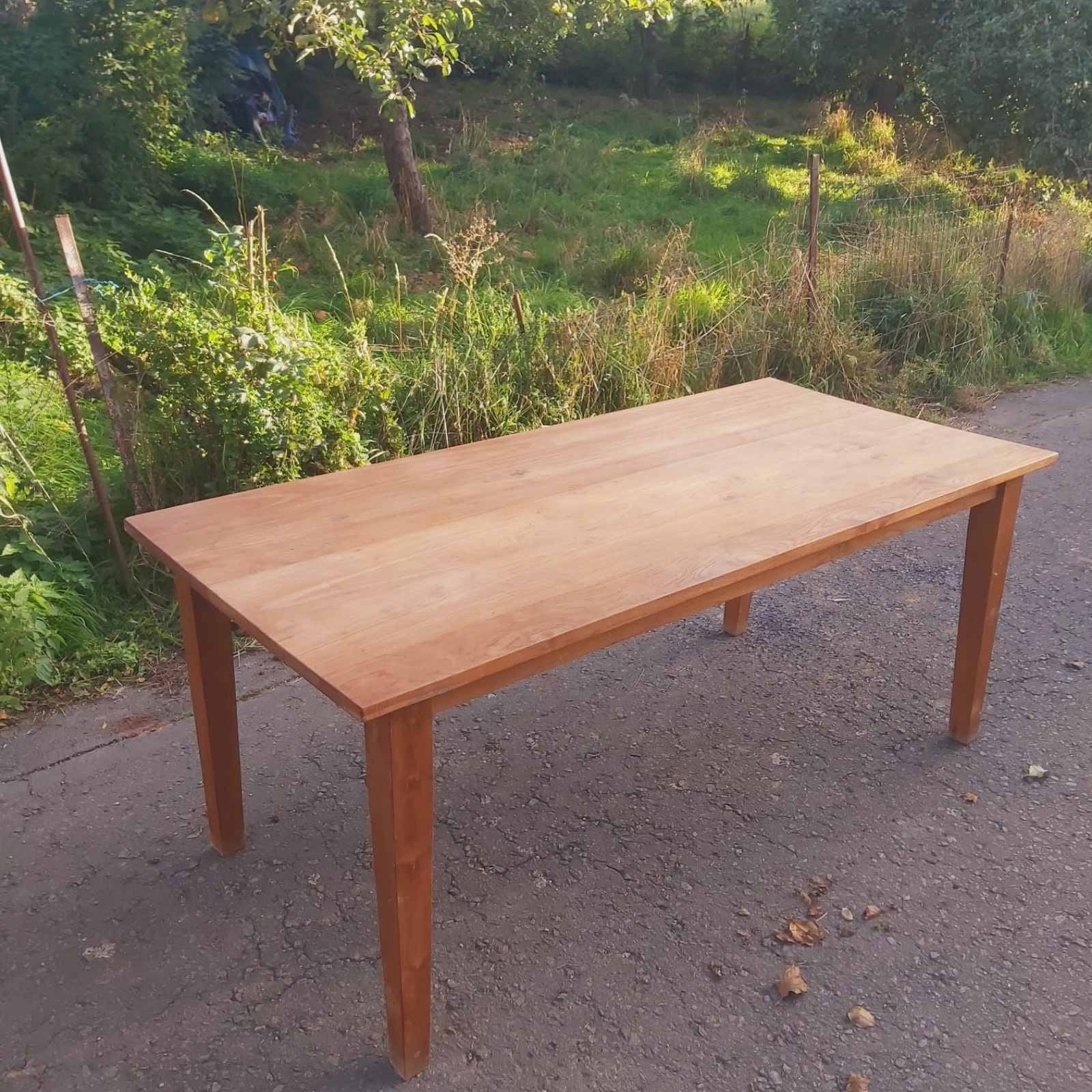 Table en teck avec 6 chaises t, Maison & Meubles, Teck, 150 à 200 cm, Cinq personnes ou plus, Comme neuf