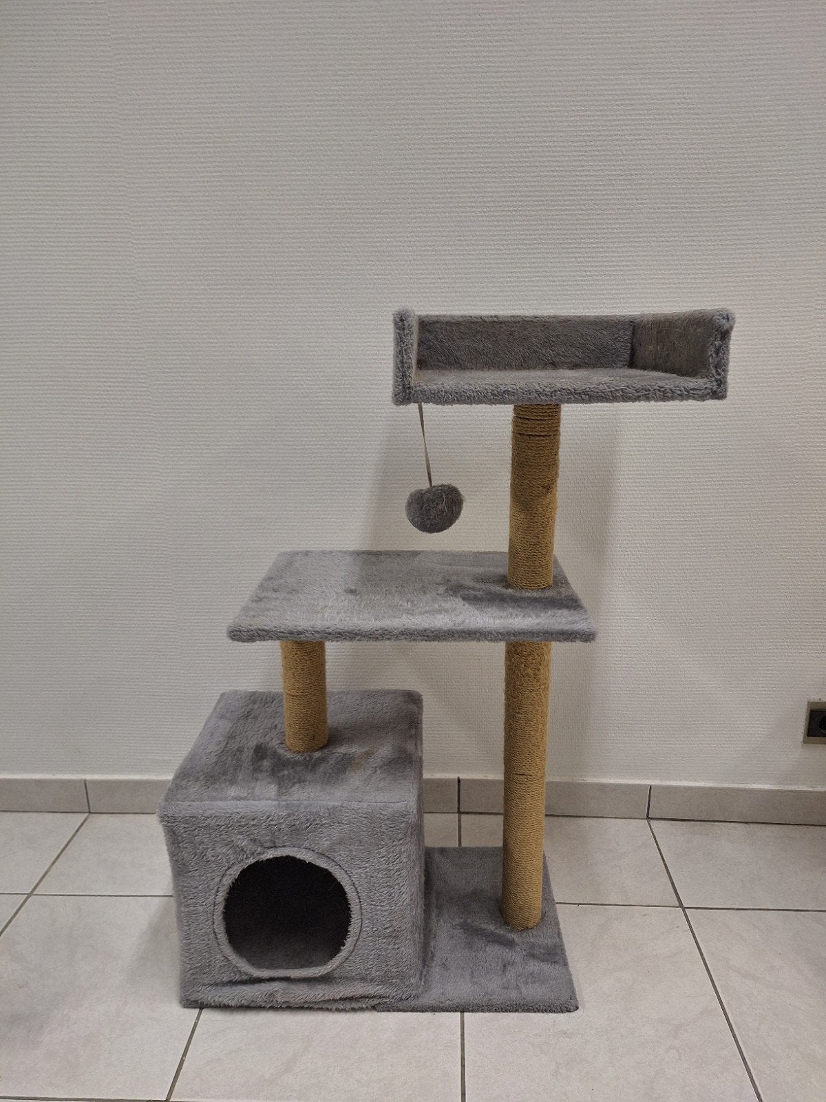 Arbre à chat 3 niveaux avec niche, Enlèvement