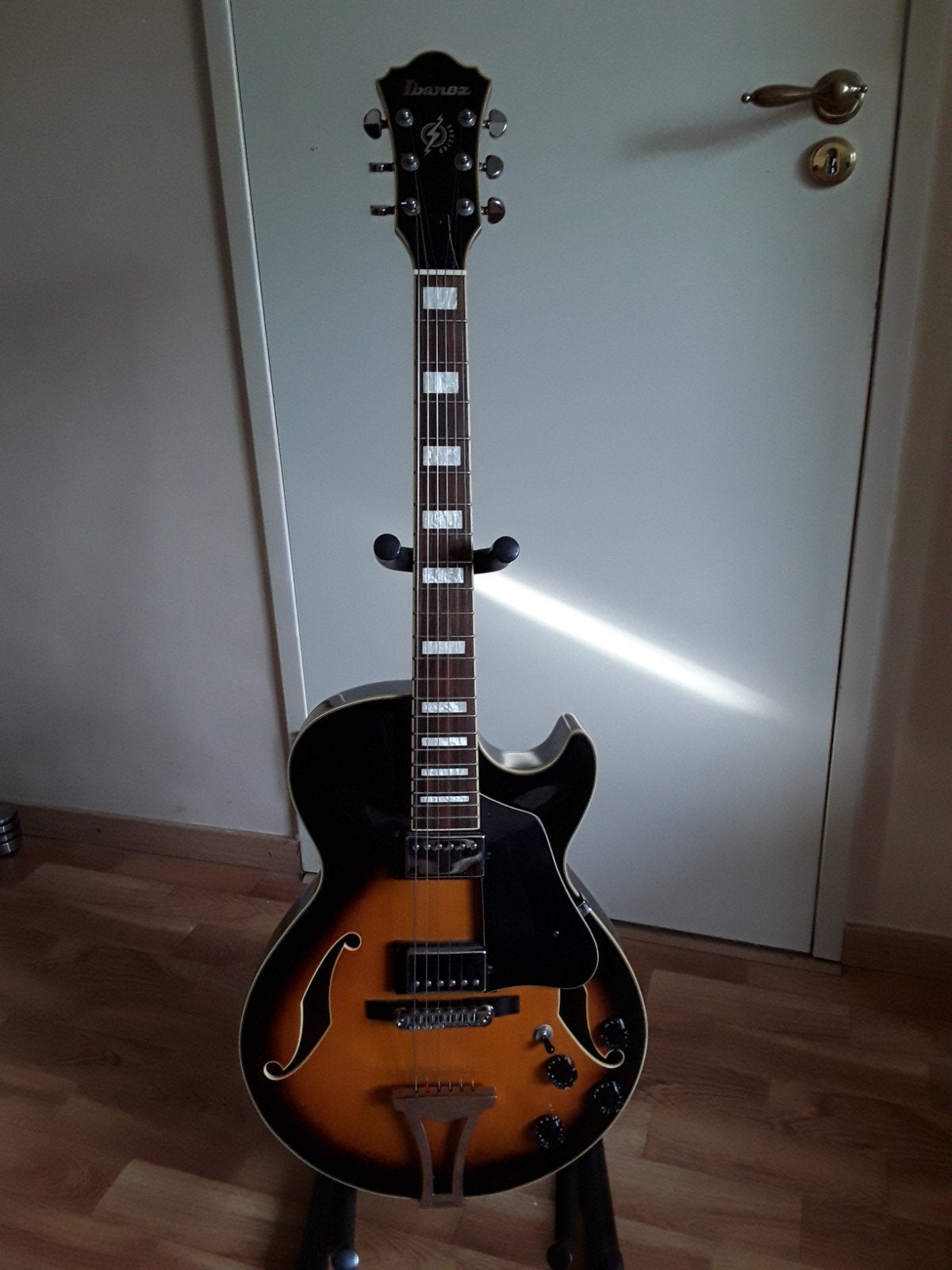jazzgitaar  archtop  artcore  IBANEZ AG75, Musique & Instruments, Enlèvement, Hollow body, Ibanez