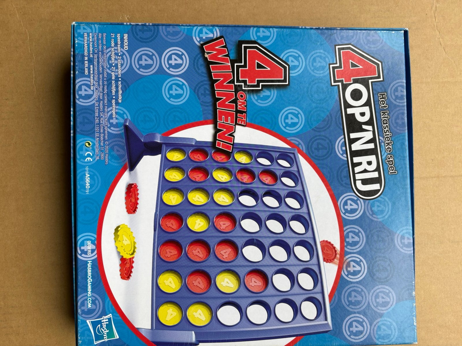 Spellendoos 4 op een rij, Ophalen, Zo goed als nieuw