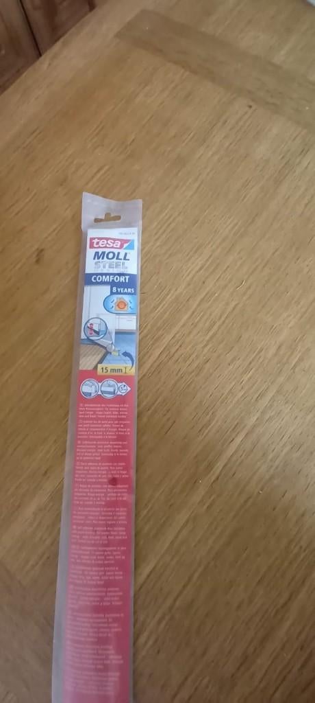 tochtstrip afdichtingsprofiel  Tesa Moll Steel Comfort, Ophalen of Verzenden, Nieuw
