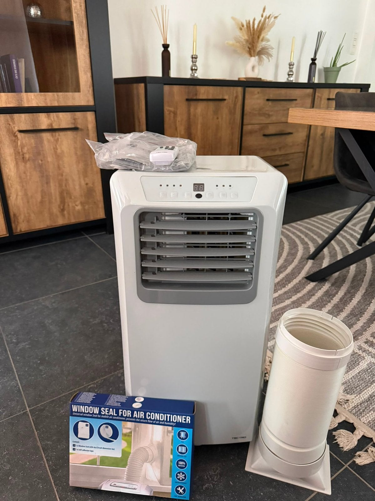 Climatiseur mobile, Enlèvement, Comme neuf, Climatiseur mobile, Télécommande