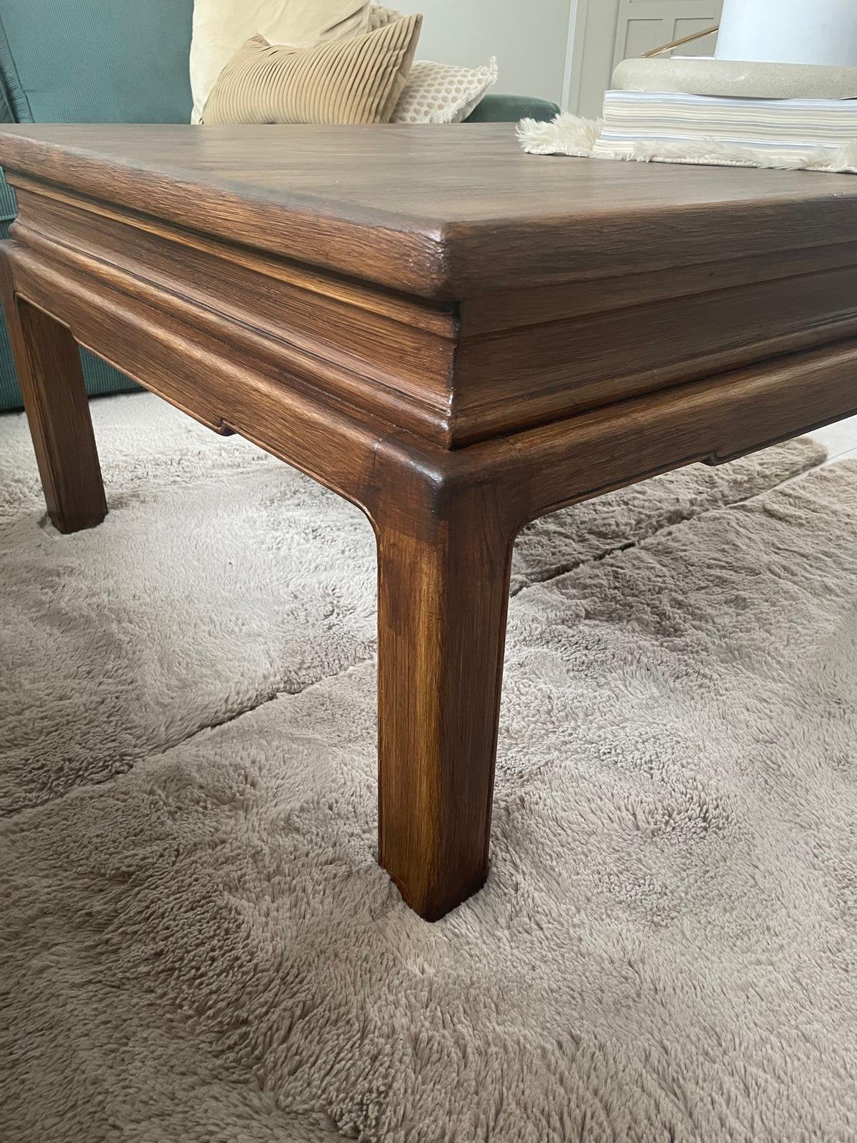 Belle table basse en bois - Parfait état, Maison & Meubles, Enlèvement, Comme neuf