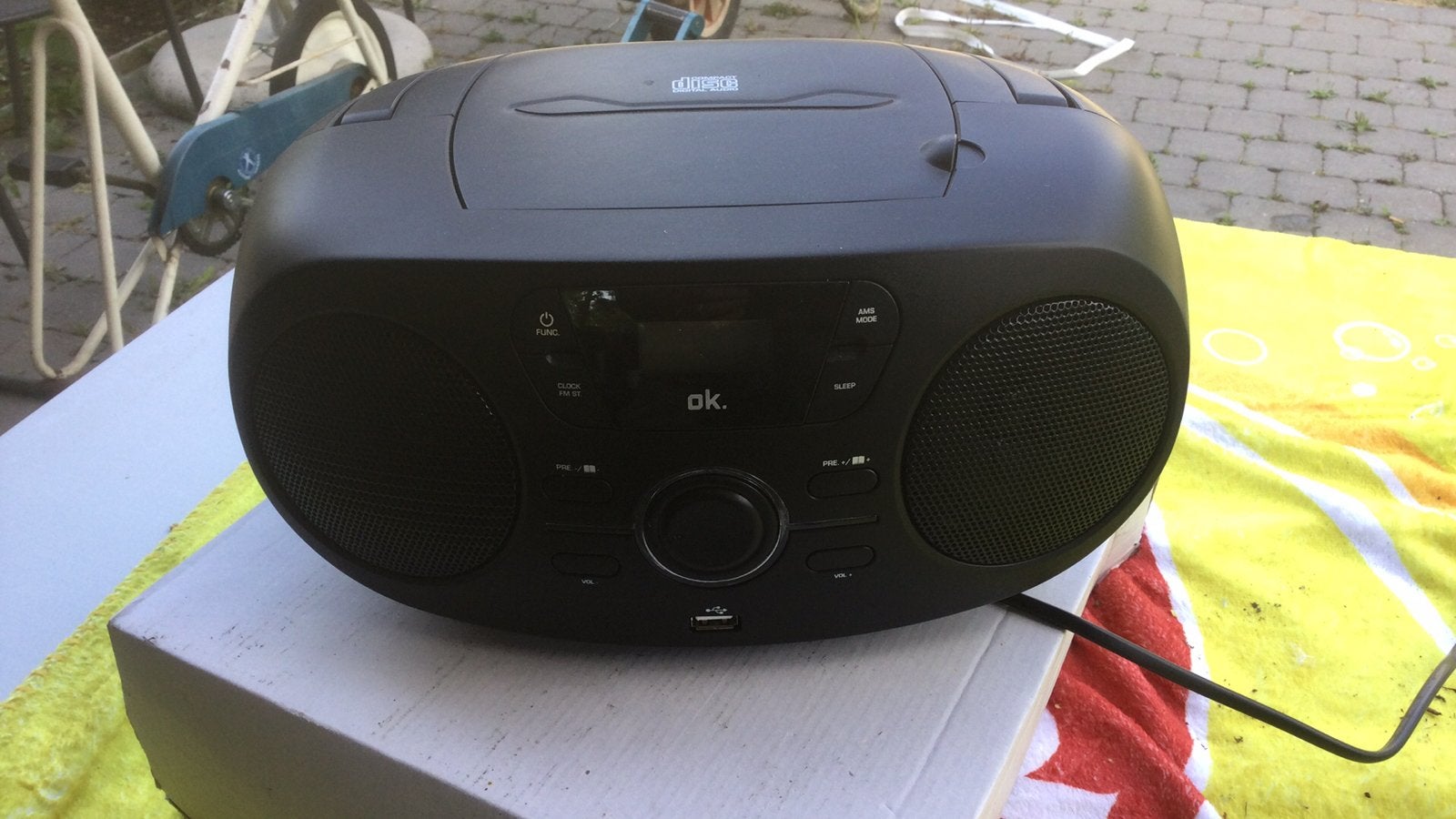 Cd speler OK, Audio, Tv en Foto, Luidsprekerboxen, Ophalen of Verzenden, Gebruikt