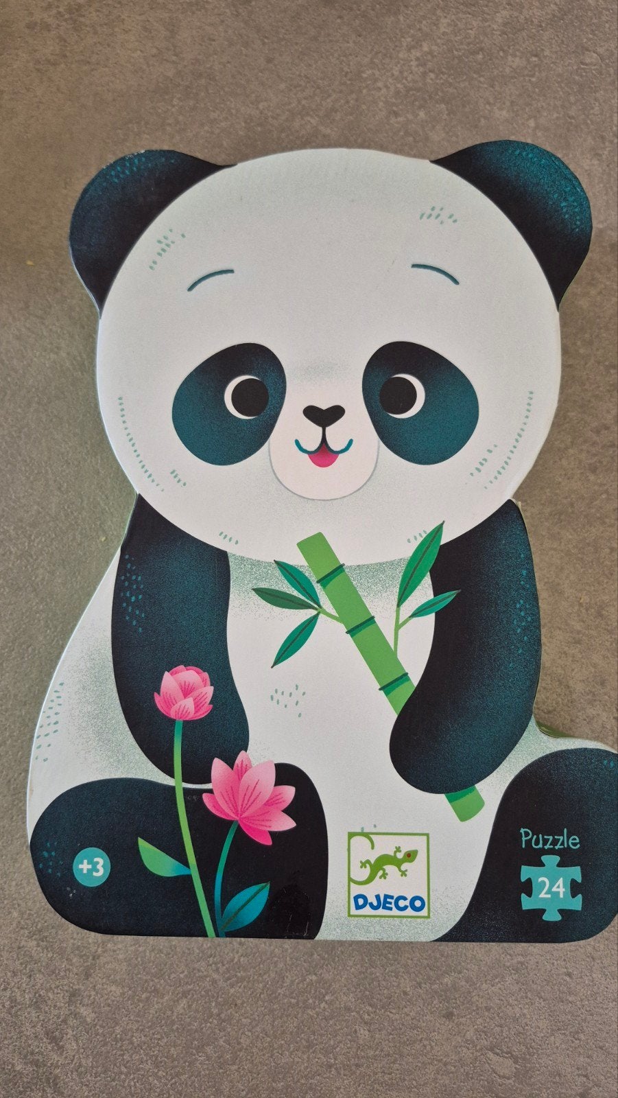 Prachtige Djeco puzzel panda, Ophalen of Verzenden, 10 tot 50 stukjes, Zo goed als nieuw