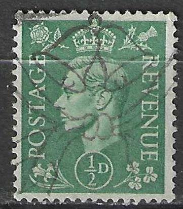 Grande-Bretagne 1951 - Yvert 253 - Roi George VI (ST), Envoi, Affranchi