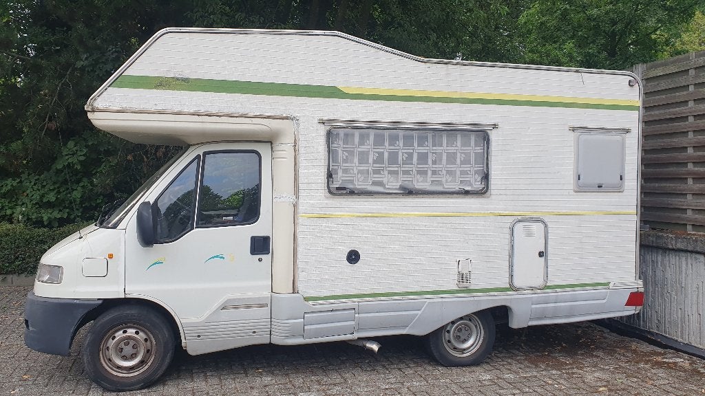 Mobilhome Fiat ducato 2.5TDI 1996, Caravans en Kamperen, Alkoof, Ringverwarming, Fiat, Dakluik