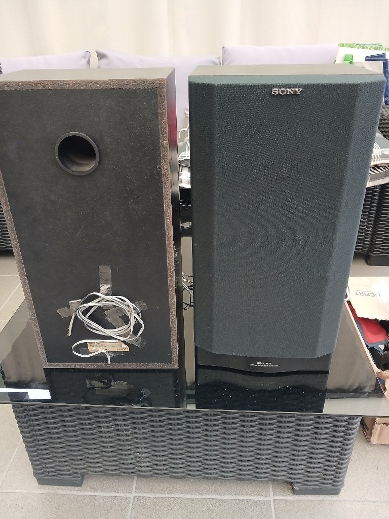 2 muziek boxen, Ophalen, Gebruikt, Sony