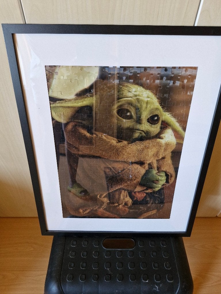 Kader van baby Yoda, Ophalen, Zo goed als nieuw