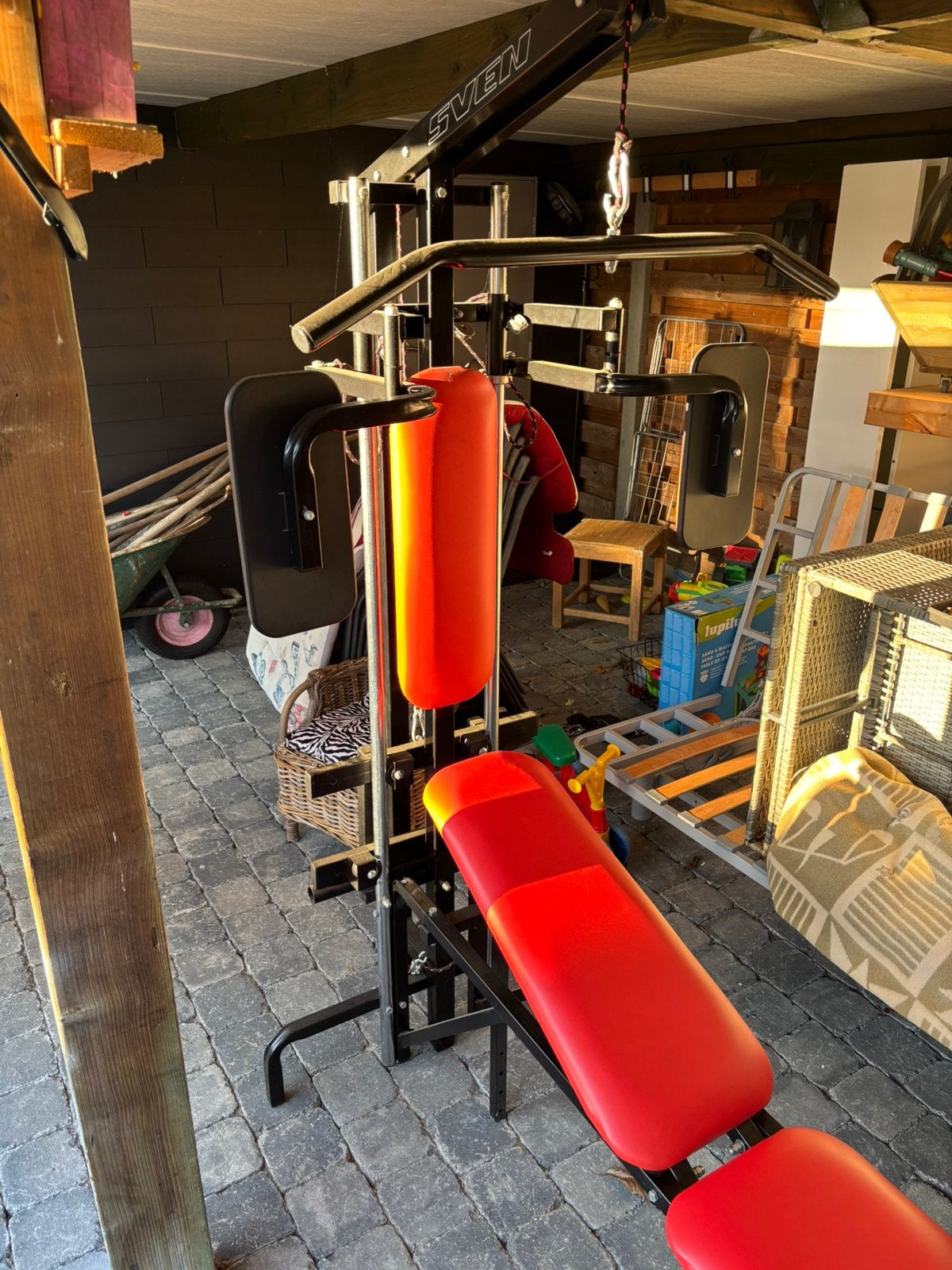 Multifunctioneel fitness toestel, Ophalen, Zo goed als nieuw, Armen