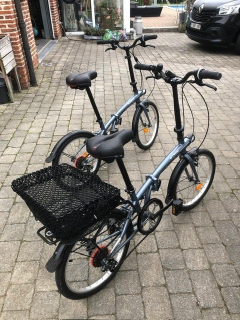 2 mooie verzorgde plooifietsen, Vélos & Vélomoteurs, Vélos | Vélos pliables, Autres marques, Femmes, Comme neuf, Enlèvement