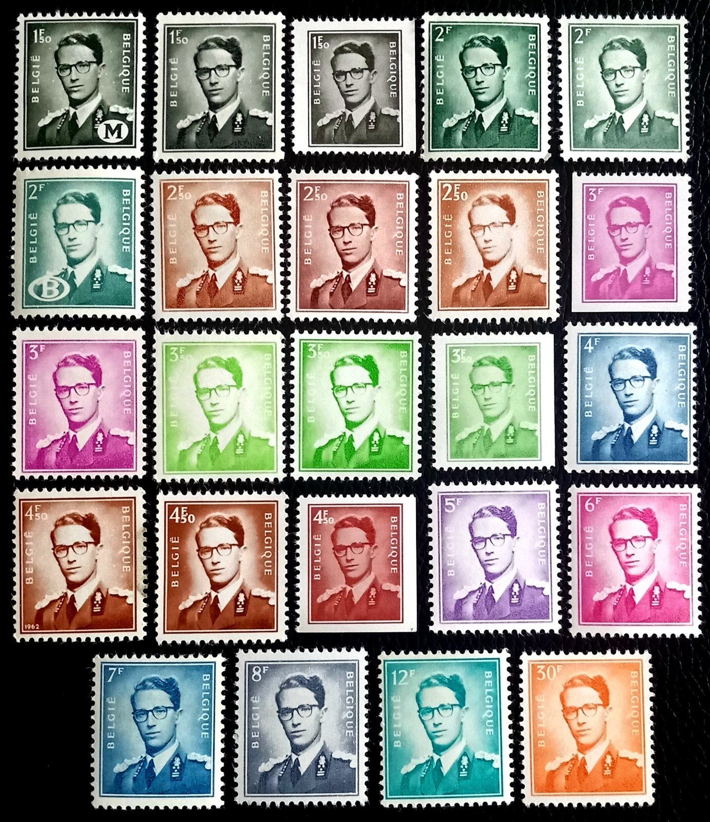 1958/... Boudewijn Marchand MNH set**, Orginele gom, Ophalen of Verzenden, Postfris, Postfris