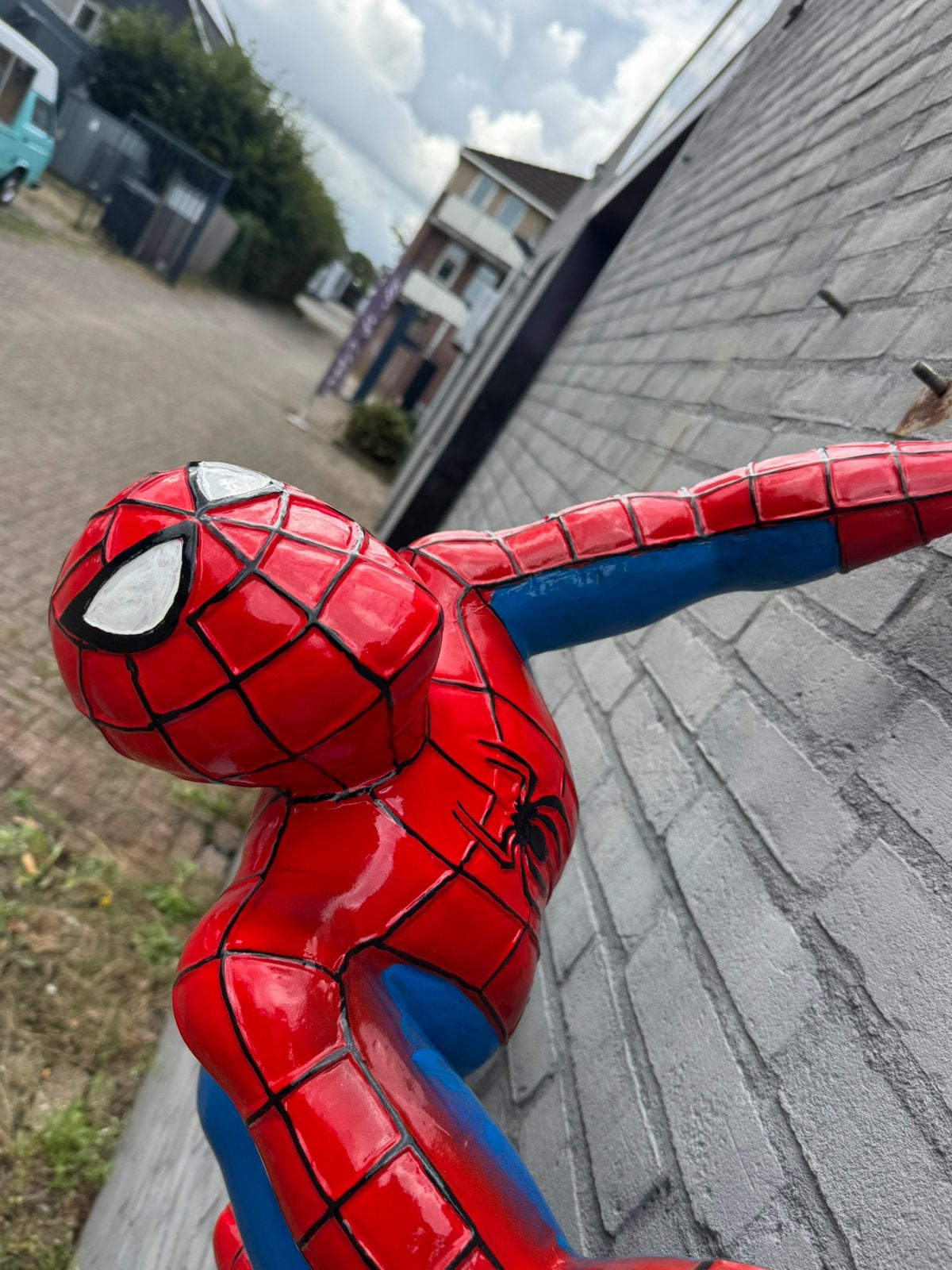 Gaaf klimmende Spiderman beeld, Ophalen, Zo goed als nieuw, Fantasy
